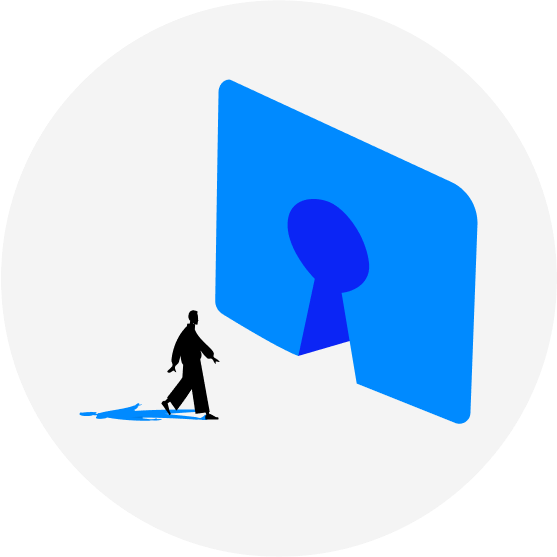 ícone mostrando uma comunicação segura e eficiente