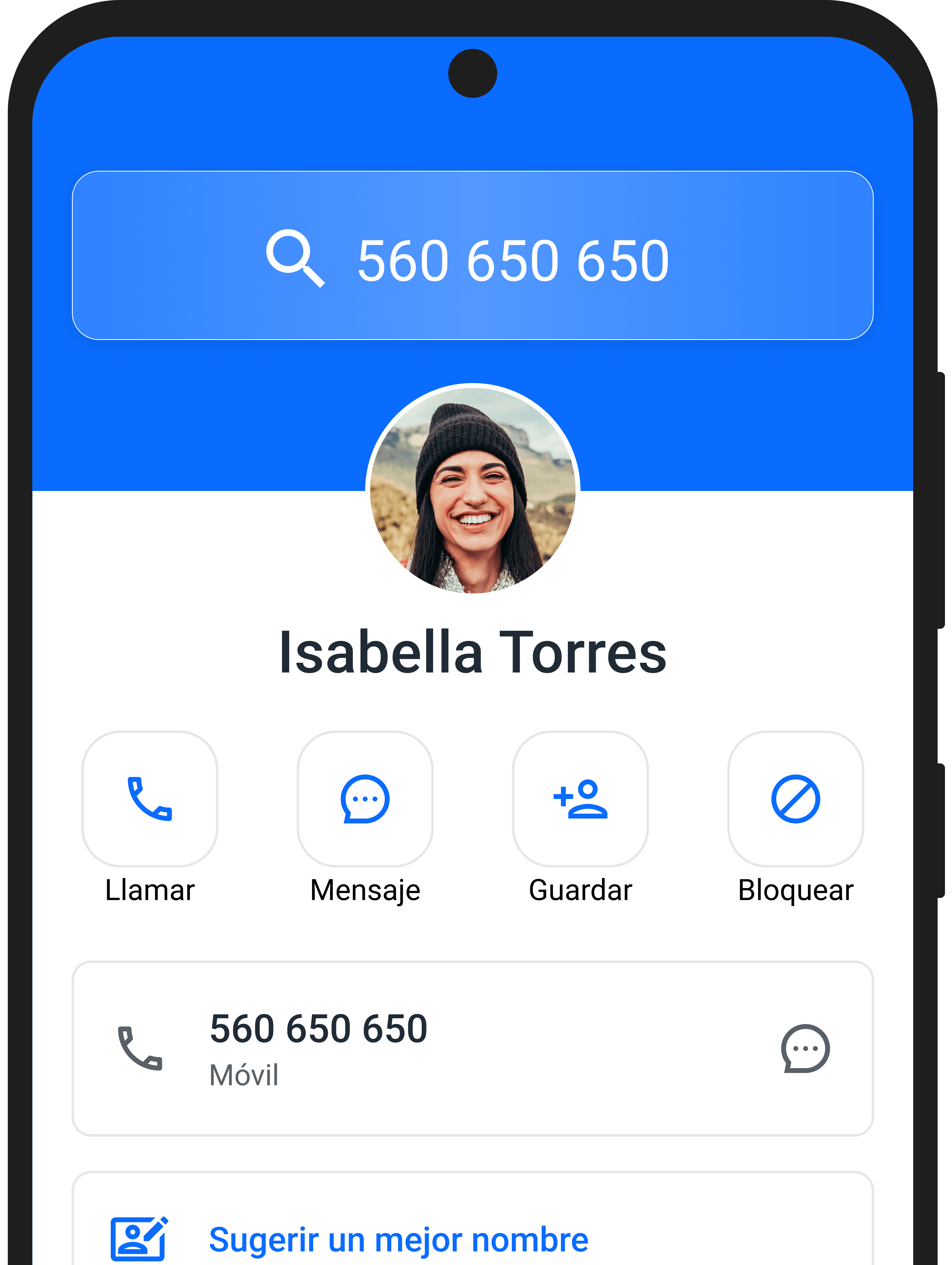 Obtén más búsquedas inversas de números de teléfono en la app Truecaller